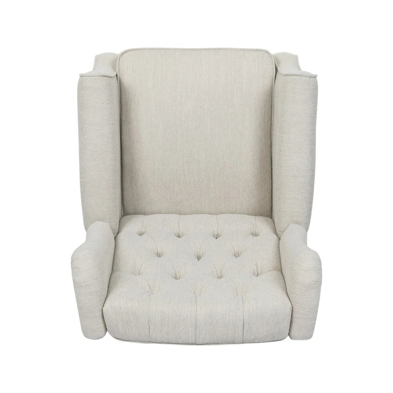 Push Back Recliner with Wingback, Modern and cozy recliner chair