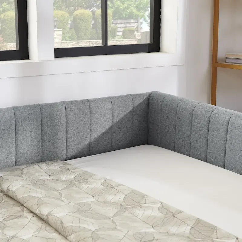 Trundle Upholstered Sofa Bed