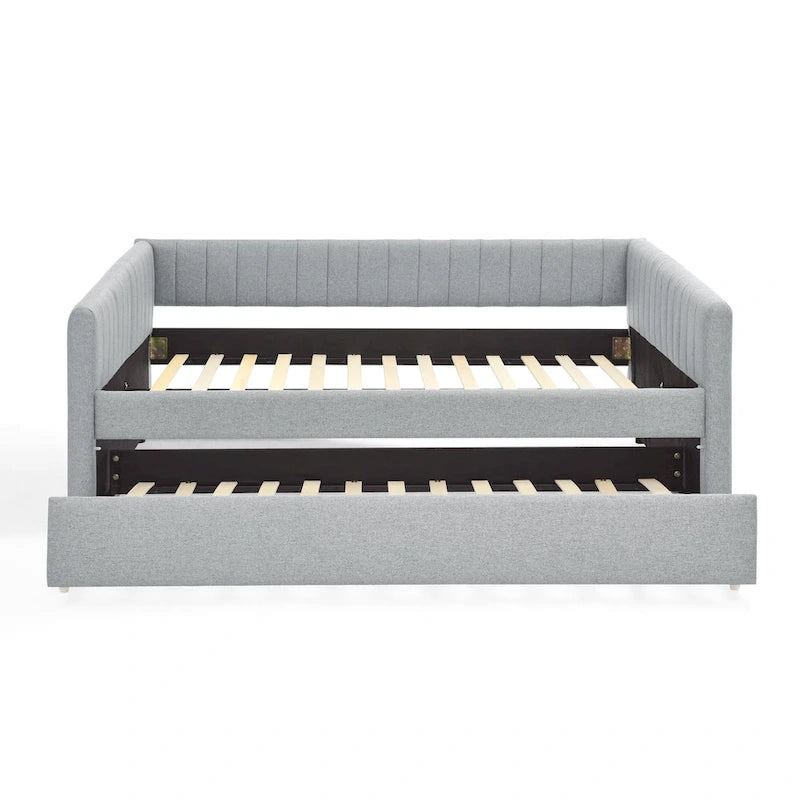 Trundle Upholstered Sofa Bed