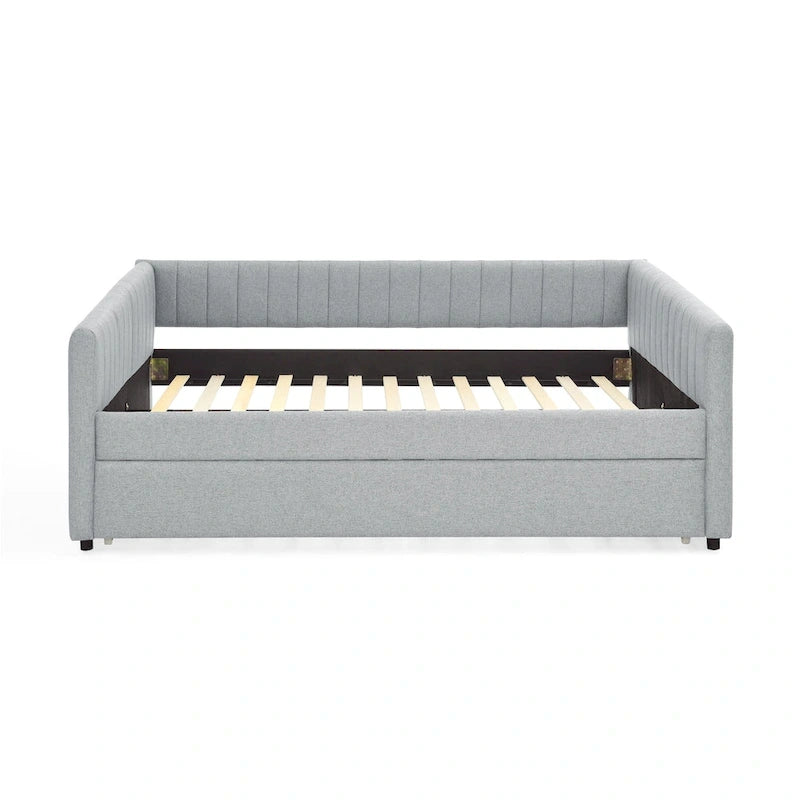 Trundle Upholstered Sofa Bed