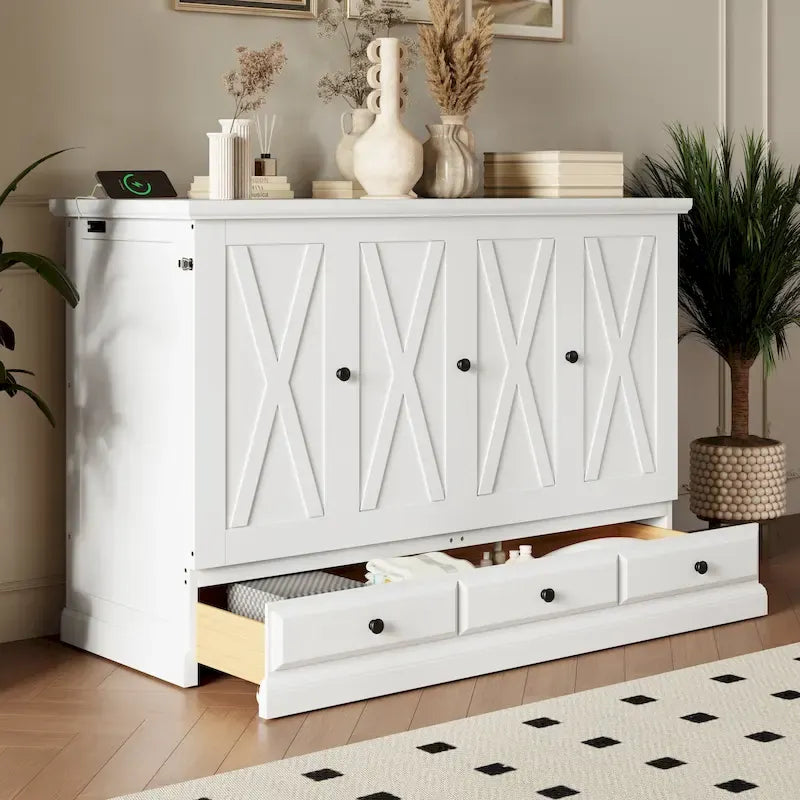 Multifunctional folding wall cabinet