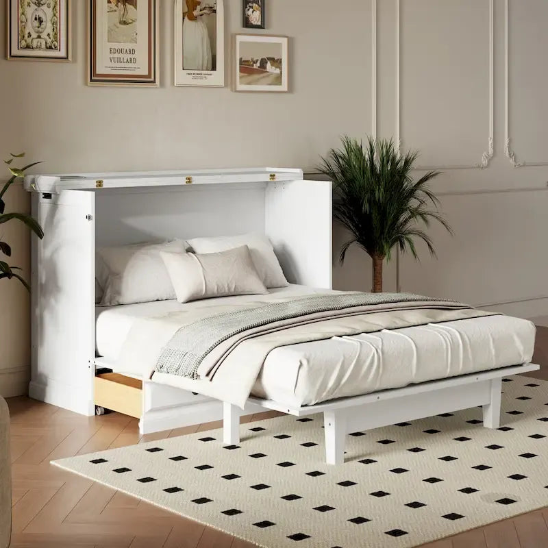 Multifunctional folding wall cabinet