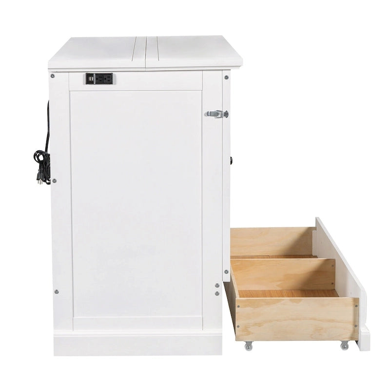 Multifunctional folding wall cabinet