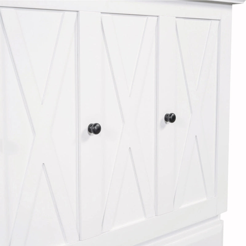 Multifunctional folding wall cabinet