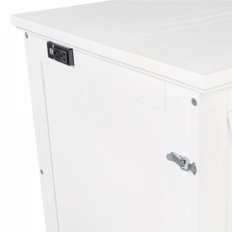 Multifunctional folding wall cabinet