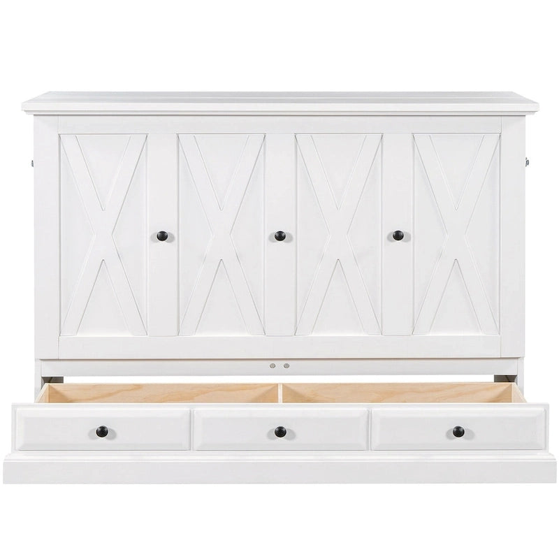 Multifunctional folding wall cabinet