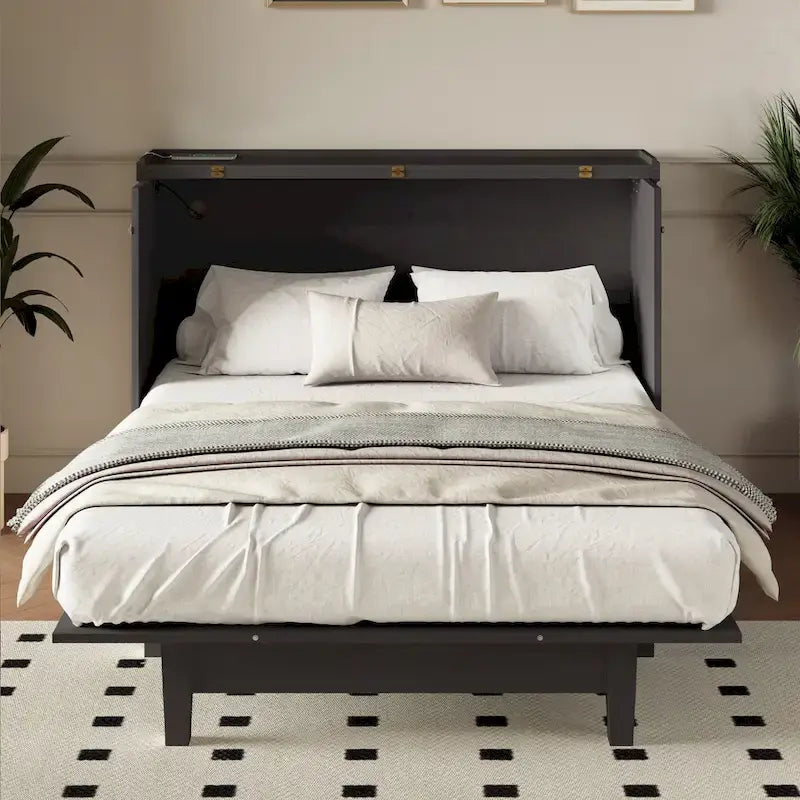 Multifunctional folding wall cabinet