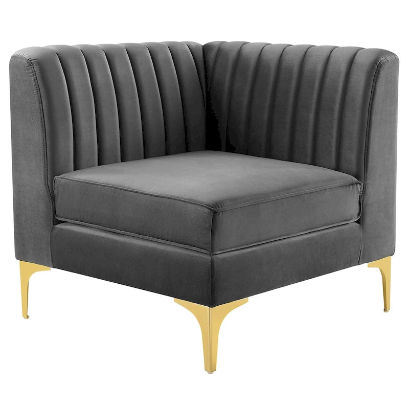 Tufted Performance Velvet Loveseat