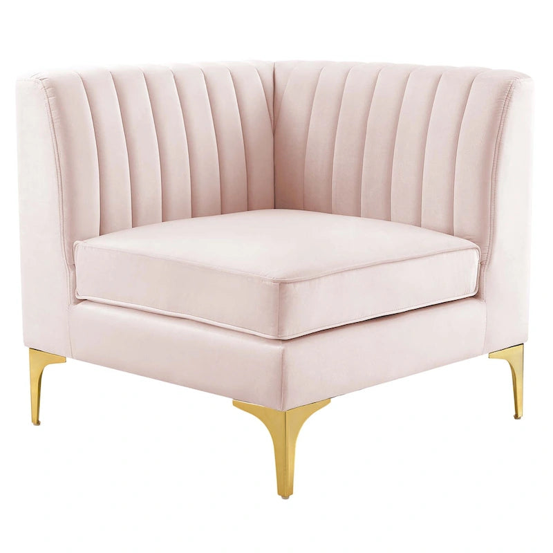 Tufted Performance Velvet Loveseat