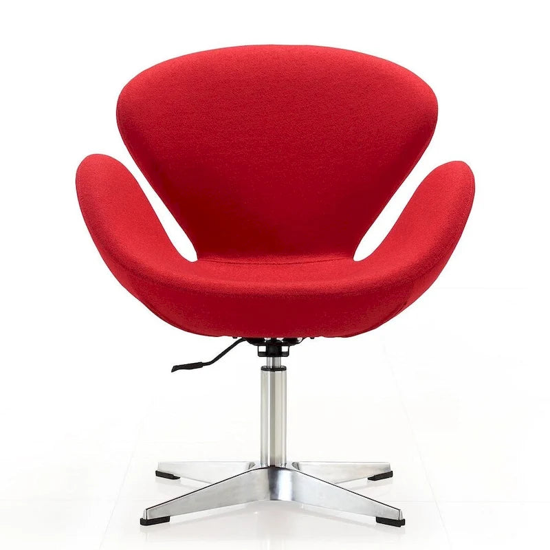 Comfort Chrome Adjustable Swivel Chair (Set of 2)