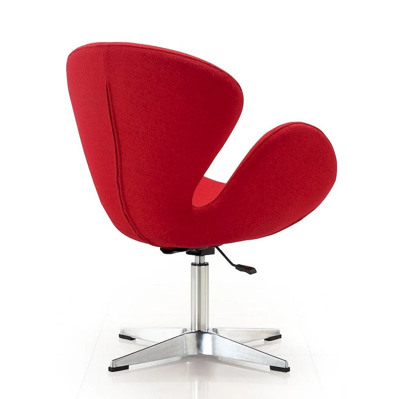 Comfort Chrome Adjustable Swivel Chair (Set of 2)
