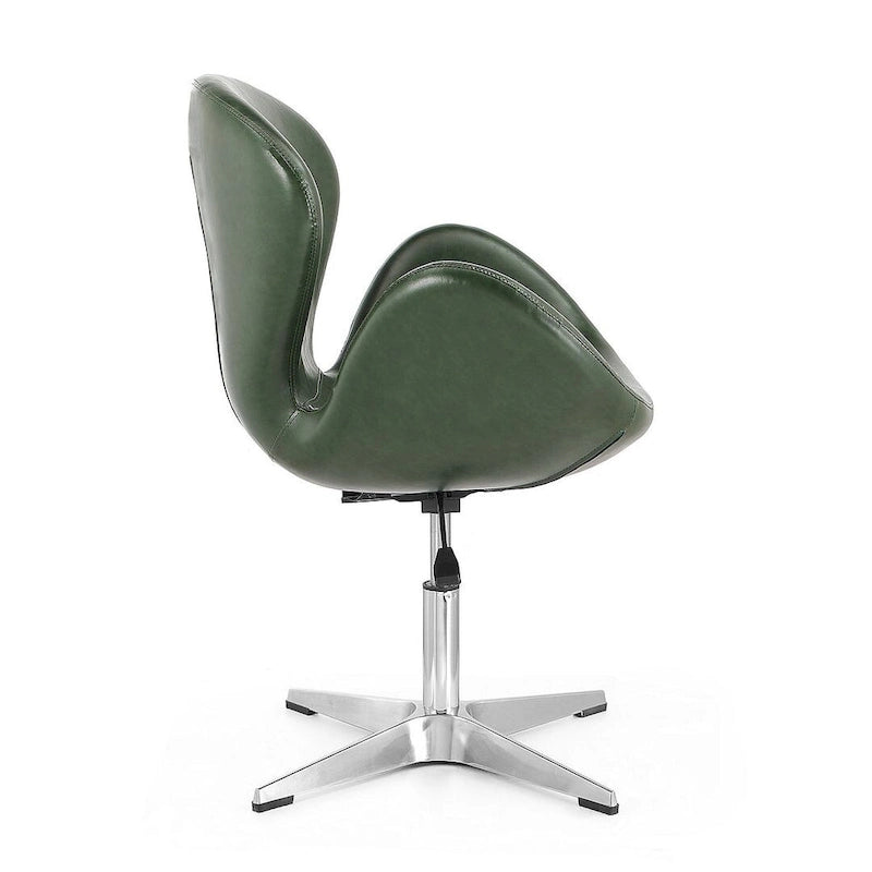 Comfort Chrome Adjustable Swivel Chair (Set of 2)