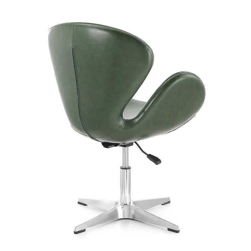 Comfort Chrome Adjustable Swivel Chair (Set of 2)
