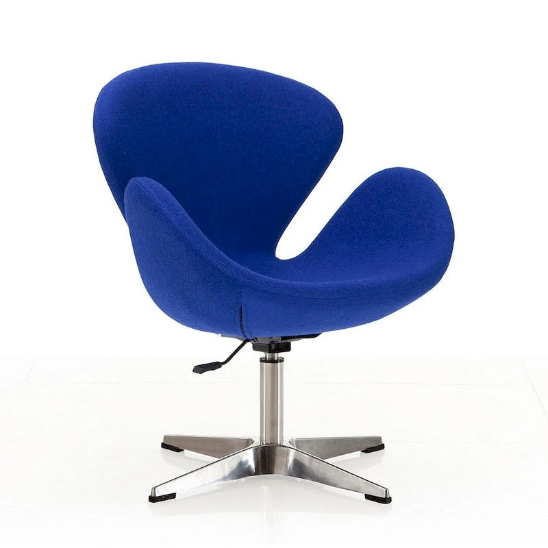 Comfort Chrome Adjustable Swivel Chair (Set of 2)