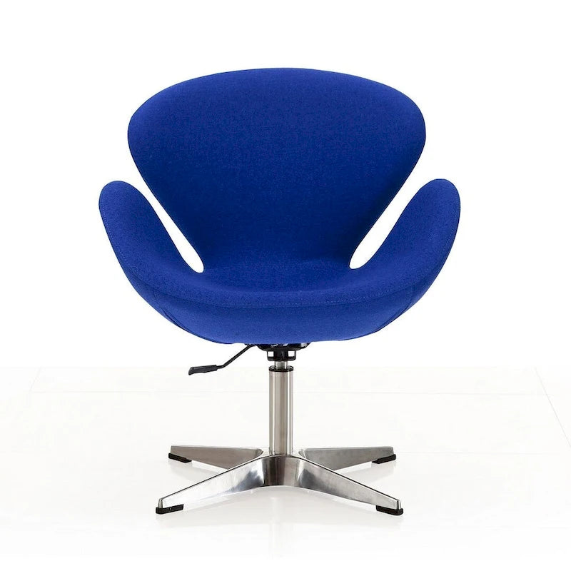 Comfort Chrome Adjustable Swivel Chair (Set of 2)