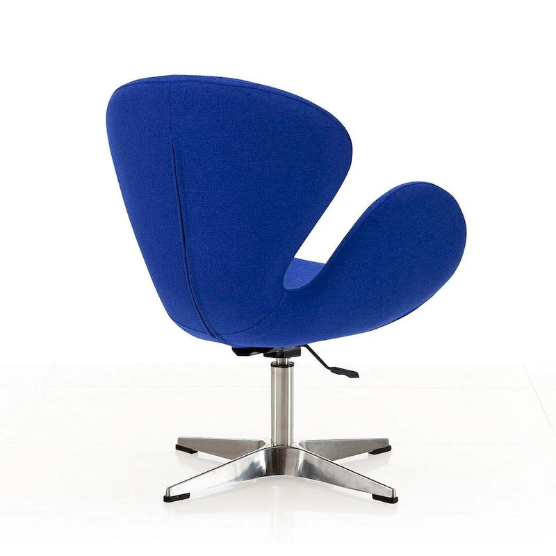 Comfort Chrome Adjustable Swivel Chair (Set of 2)