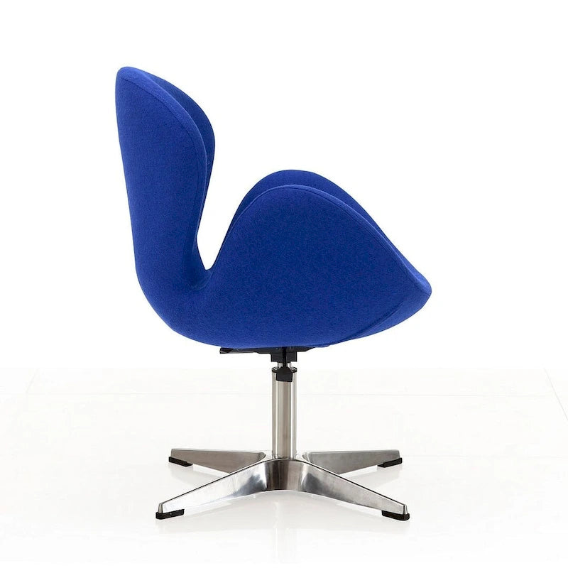 Comfort Chrome Adjustable Swivel Chair (Set of 2)