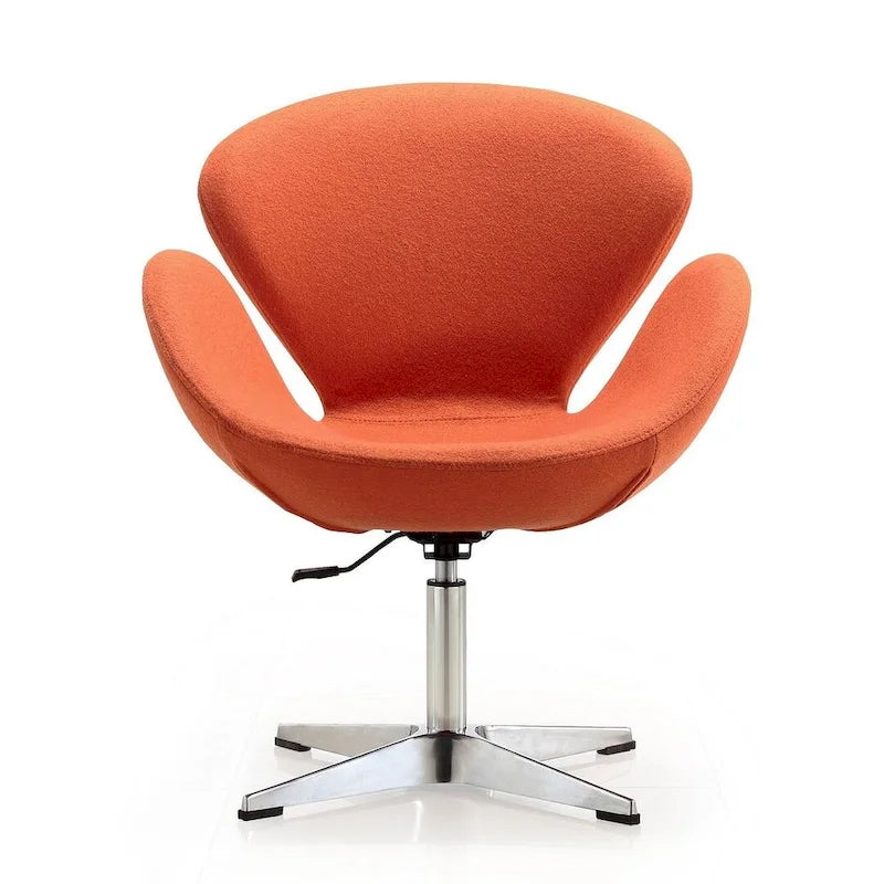 Comfort Chrome Adjustable Swivel Chair (Set of 2)