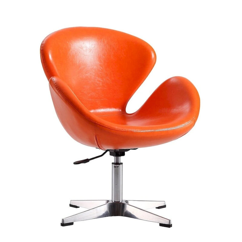 Comfort Chrome Adjustable Swivel Chair (Set of 2)