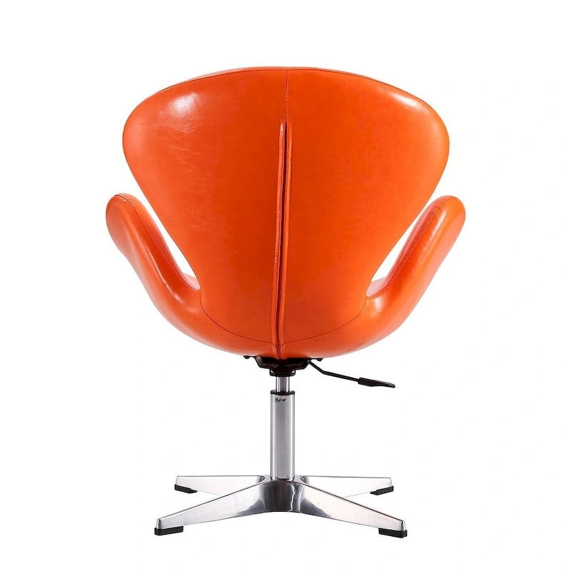 Comfort Chrome Adjustable Swivel Chair (Set of 2)
