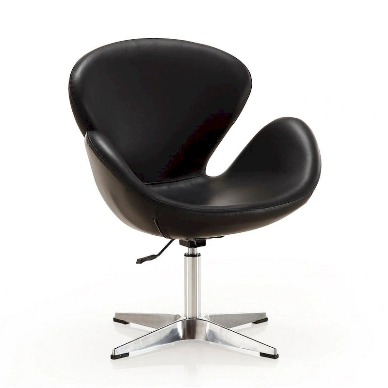 Comfort Chrome Adjustable Swivel Chair (Set of 2)