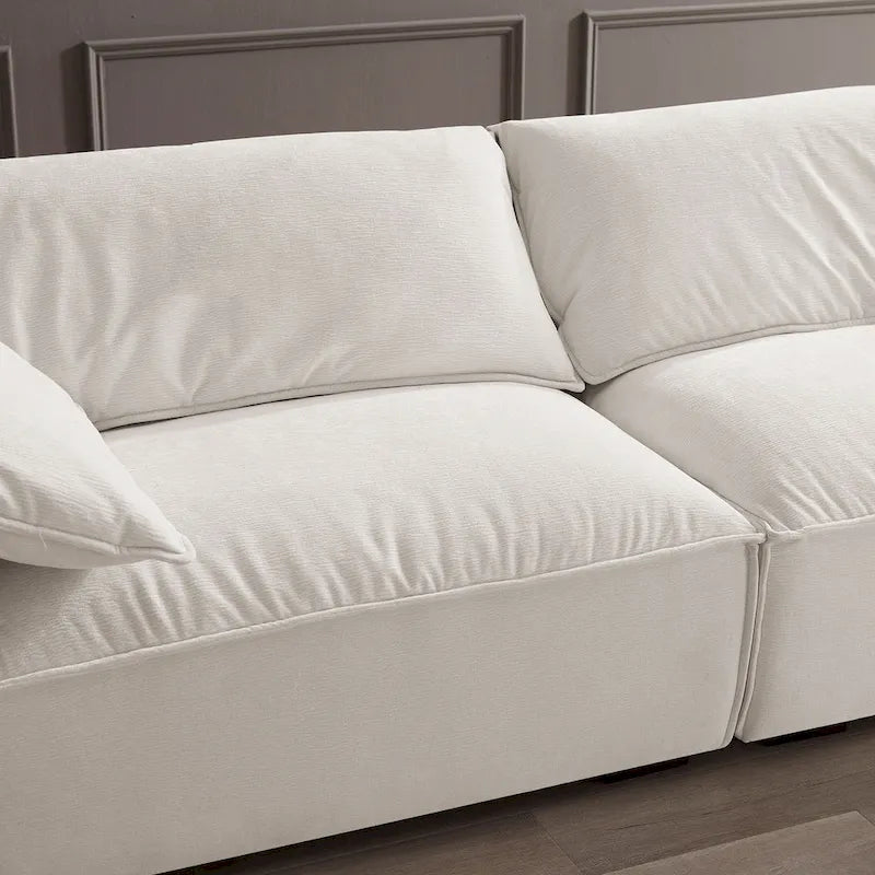 88.6 inch Modern Sofa, Leisure Couch For Gaming Room Living Room - 75' x 24'