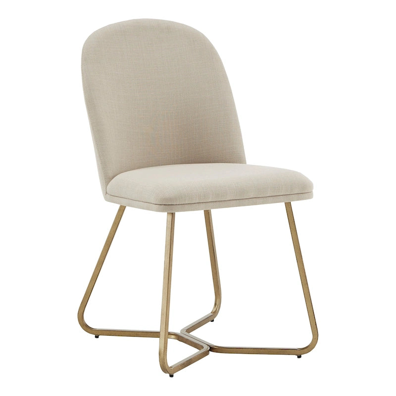 Modern Gold Metal Dining Chairs