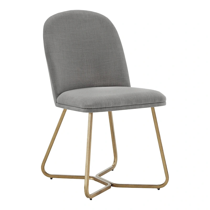 Modern Gold Metal Dining Chairs