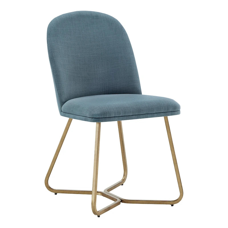 Modern Gold Metal Dining Chairs