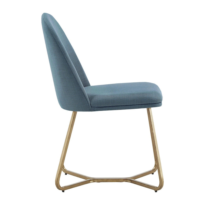 Modern Gold Metal Dining Chairs