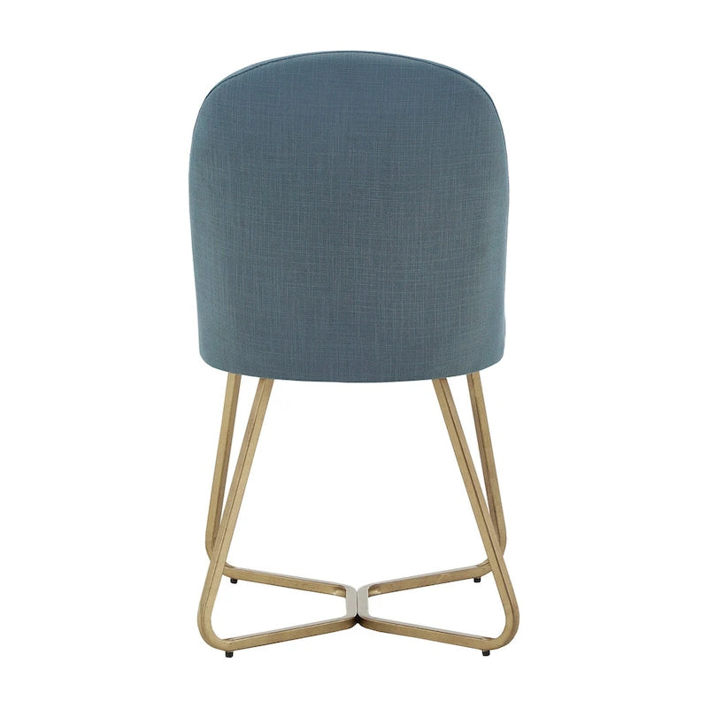Modern Gold Metal Dining Chairs