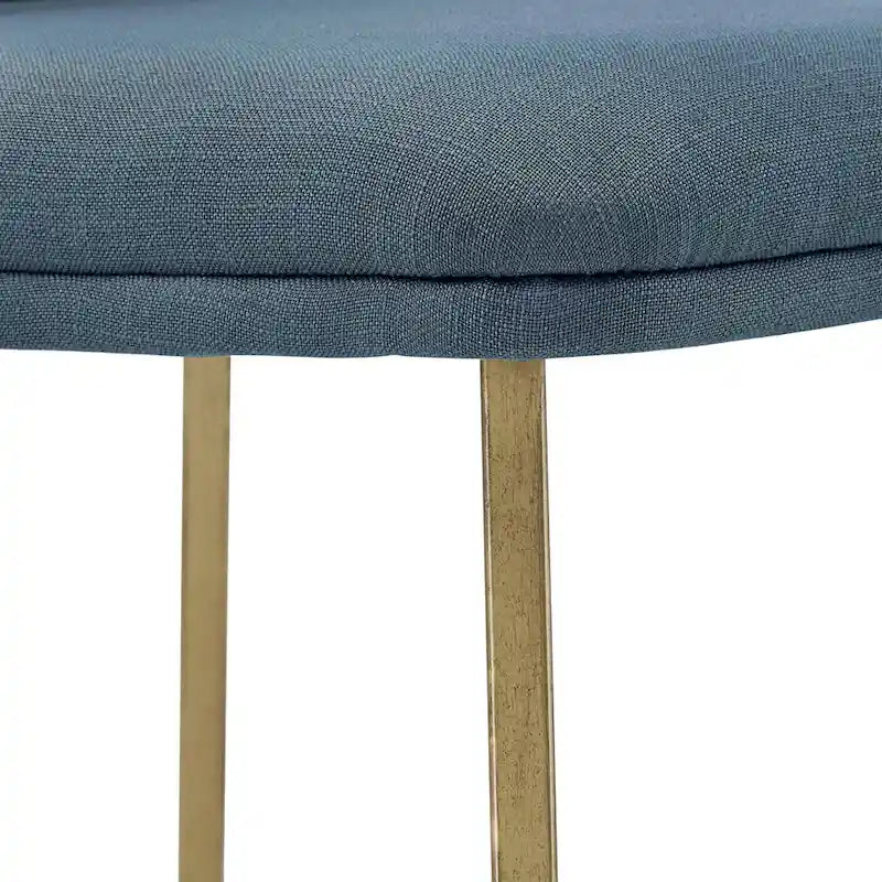 Modern Gold Metal Dining Chairs