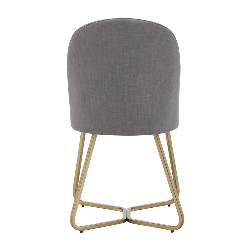 Modern Gold Metal Dining Chairs