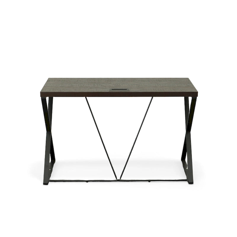 Computer Desk - Elm/Black