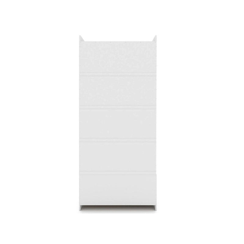 Open 3 Sectional Modem Wardrobe Closet with 6 Drawers
