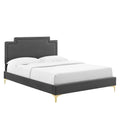 Velvet King Bed