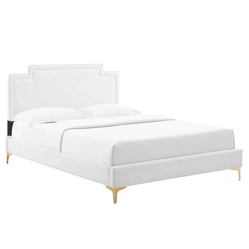 Velvet King Bed