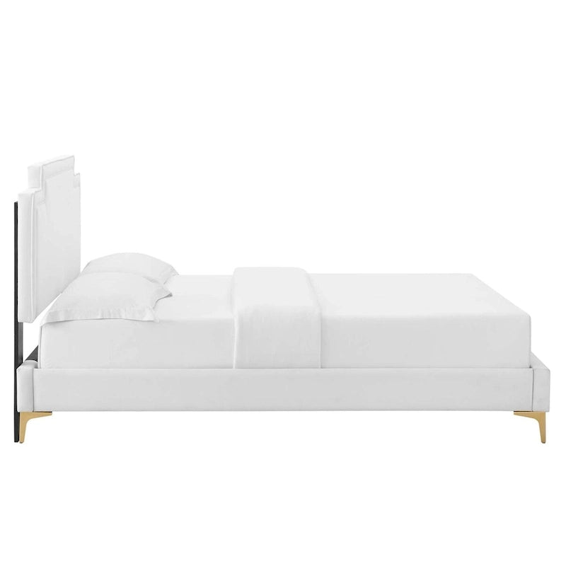 Velvet King Bed