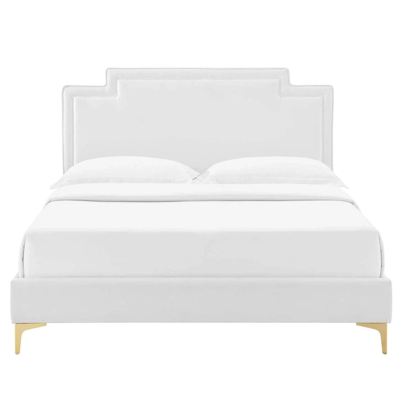 Velvet King Bed