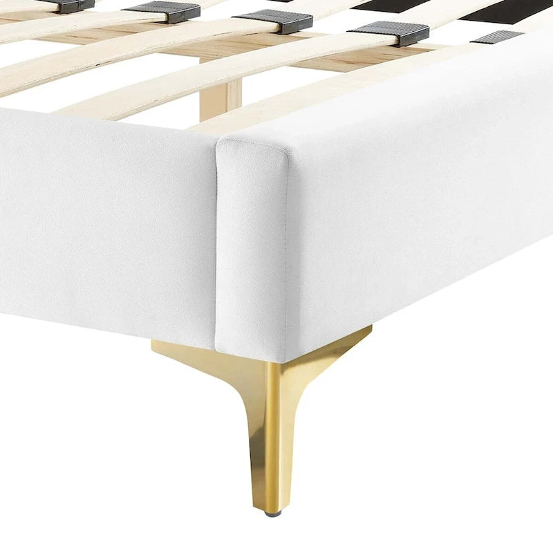 Velvet King Bed