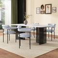 Upholstered-arm dining chair