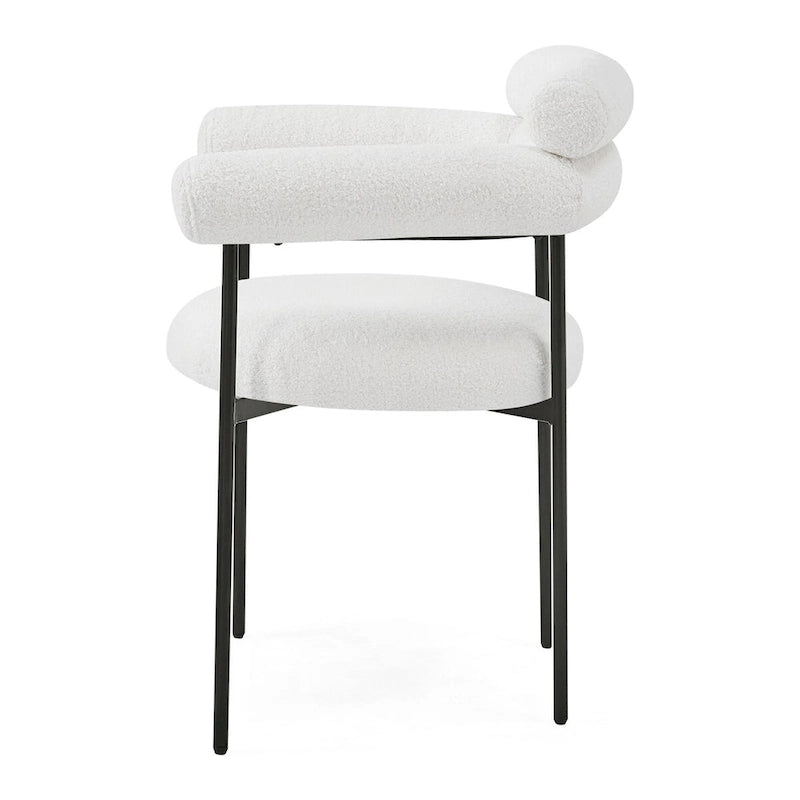 Upholstered-arm dining chair
