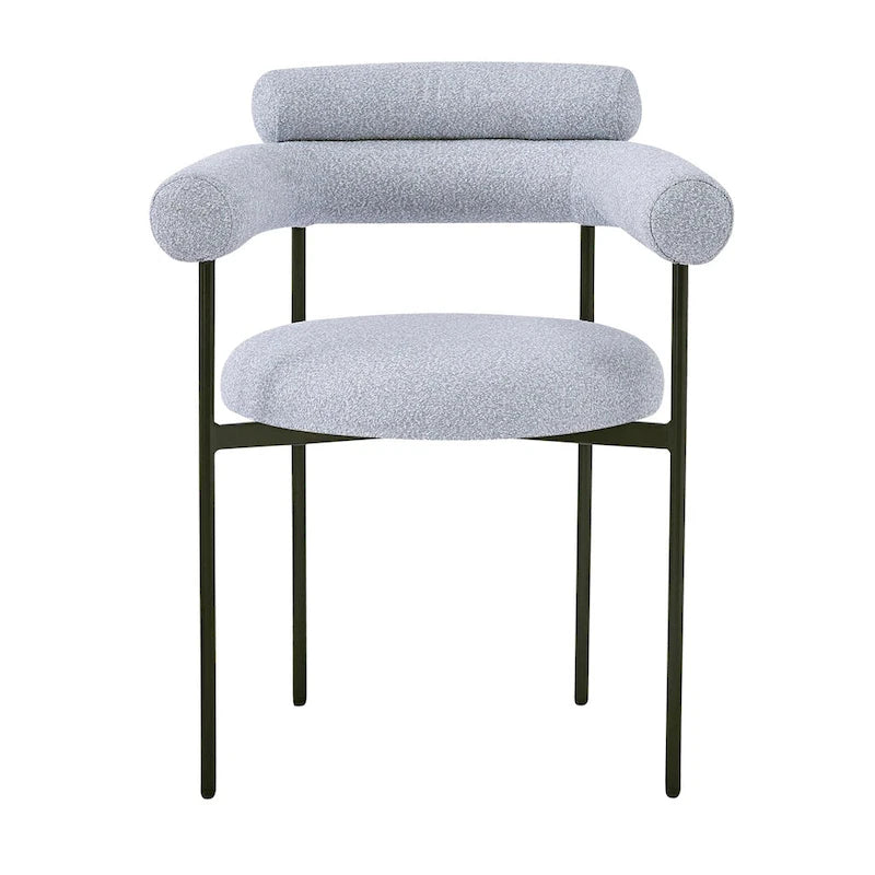 Upholstered-arm dining chair