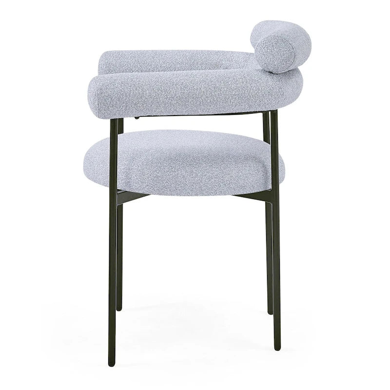 Upholstered-arm dining chair