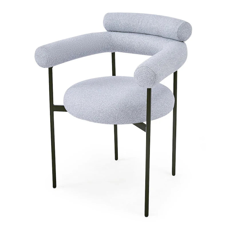 Upholstered-arm dining chair