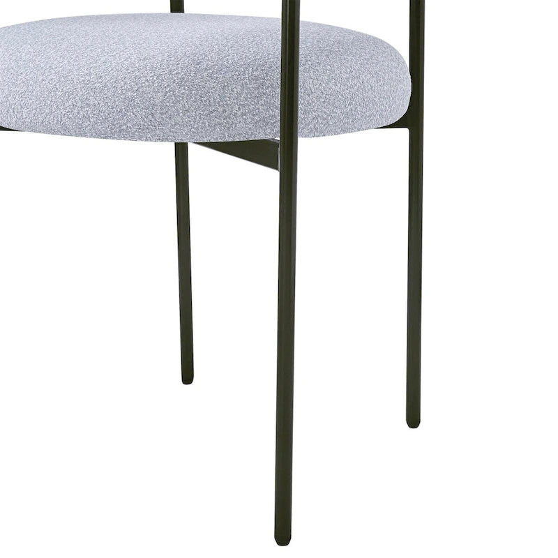 Upholstered-arm dining chair