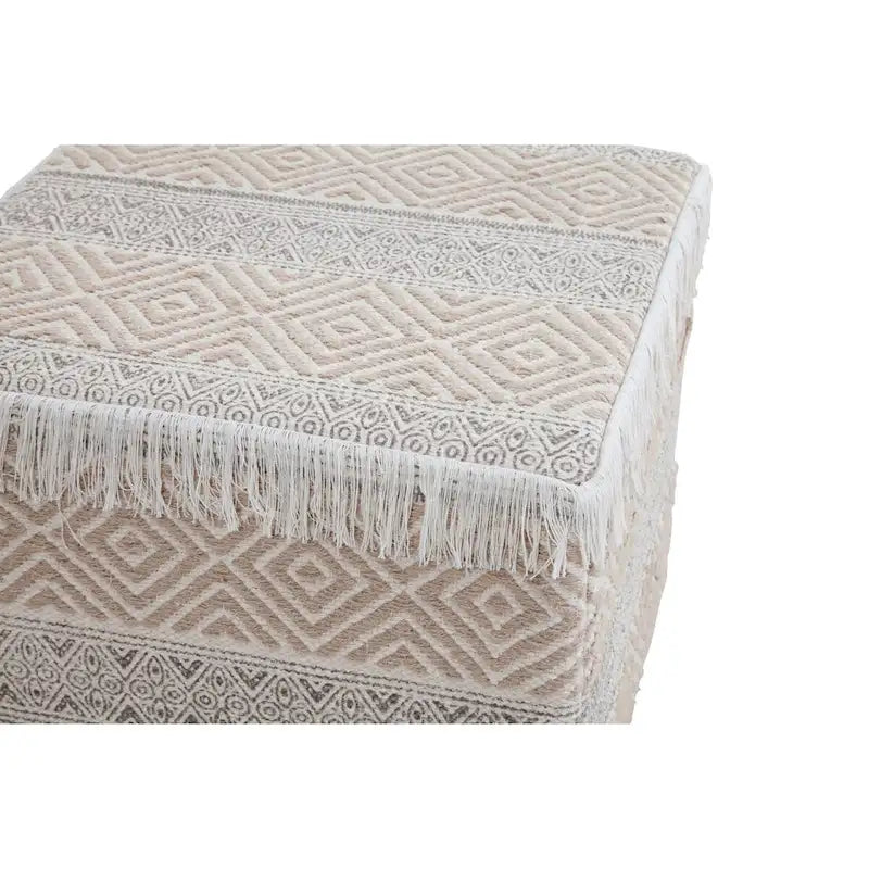 Square Upholstered Ottoman Stool